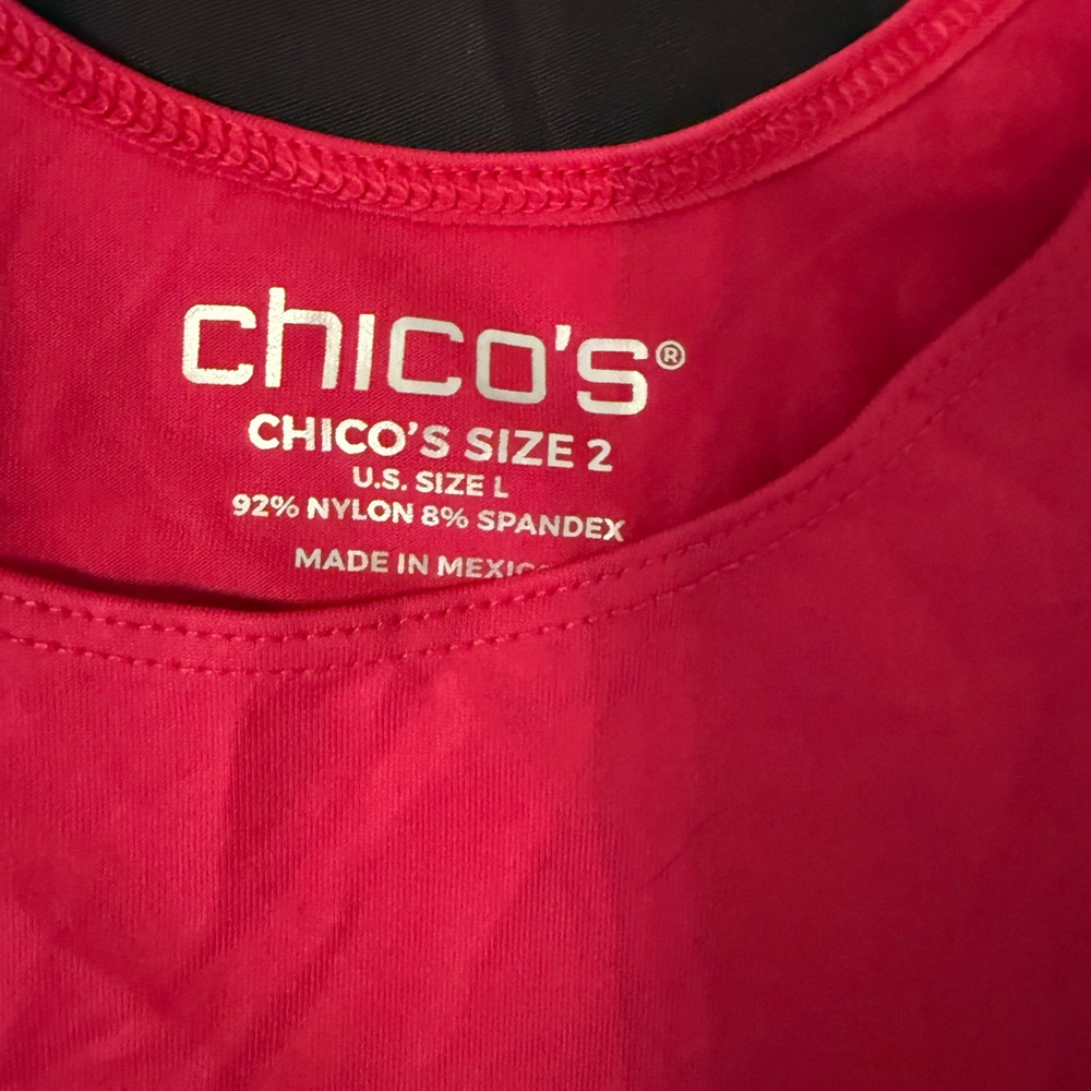 Chico's Pink Blossom Tank